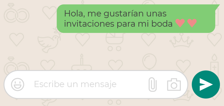 my lovely events, invitación, whatsapp